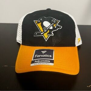 Pittsburgh Penguins Black and Gold Adjustable Hat